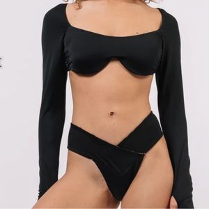 We Are Hah Keep it Up Swim Top